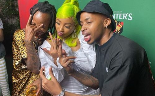 Nadia Nakai brother zones Tshego and Gemini Major