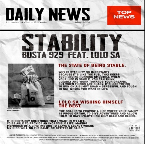 Busta 929 – Stability ft. Lolo SA